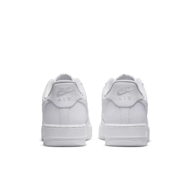 Nike Air Force 1 AF1 Men's Triple White Low-Top Casual Skate Shoes CW2288-111