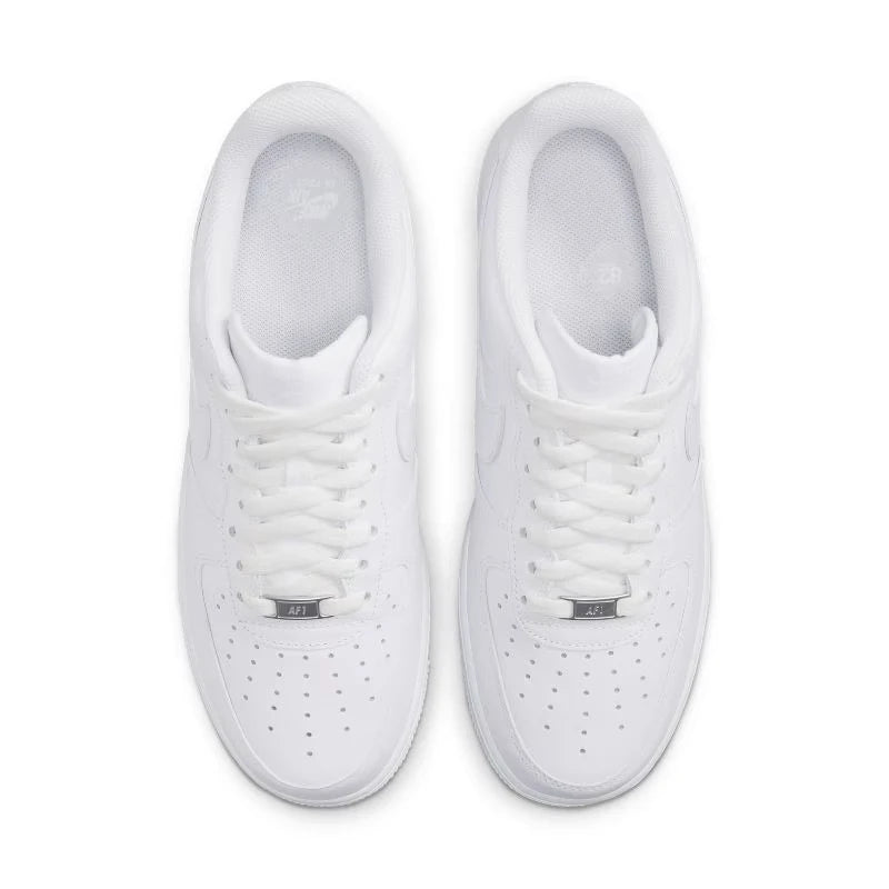 Nike Air Force 1 AF1 Men's Triple White Low-Top Casual Skate Shoes CW2288-111